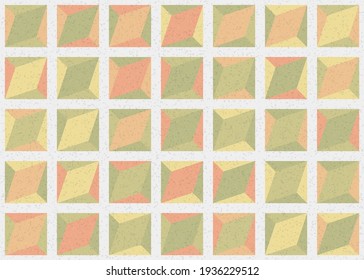 Abstract Geometric Pattern generative computational art illustration