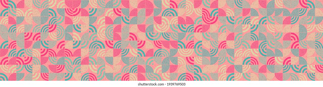 Abstract Geometric Pattern generative computational art illustration