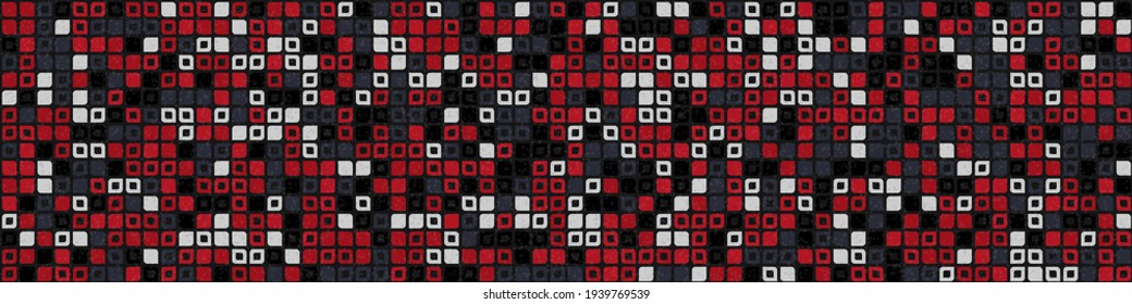 Abstract Geometric Pattern generative computational art illustration