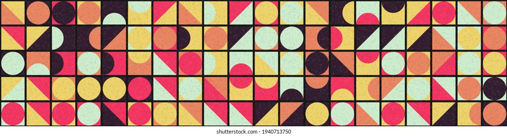 Abstract Geometric Pattern generative computational art illustration
