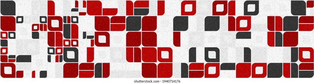 Abstract Geometric Pattern generative computational art illustration