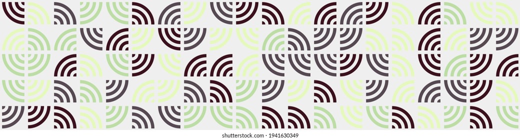 Abstract Geometric Pattern generative computational art illustration