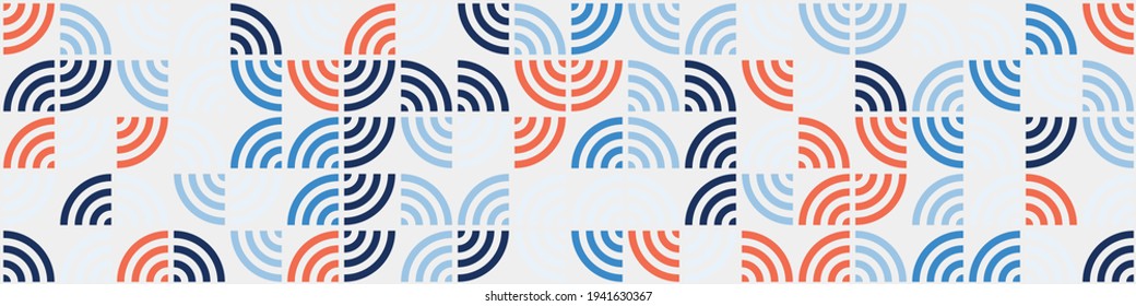 Abstract Geometric Pattern generative computational art illustration