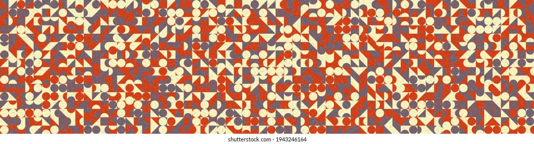 Abstract Geometric Pattern generative computational art illustration