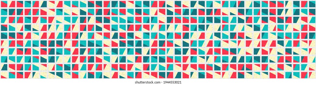 Abstract Geometric Pattern generative computational art illustration