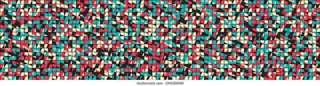 Abstract Geometric Pattern generative computational art illustration
