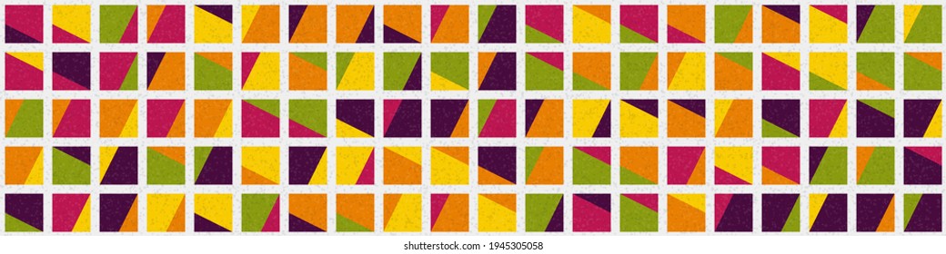 Abstract Geometric Pattern generative computational art illustration