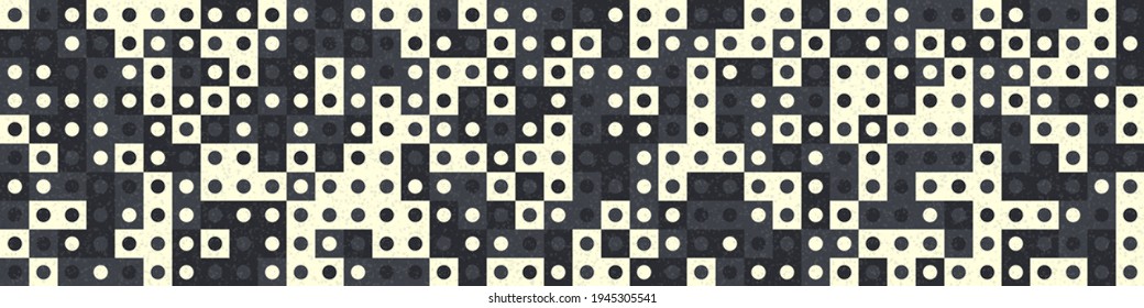 Abstract Geometric Pattern generative computational art illustration