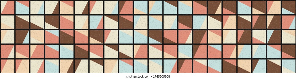 Abstract Geometric Pattern generative computational art illustration