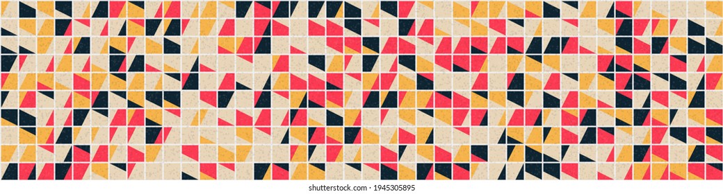 Abstract Geometric Pattern generative computational art illustration