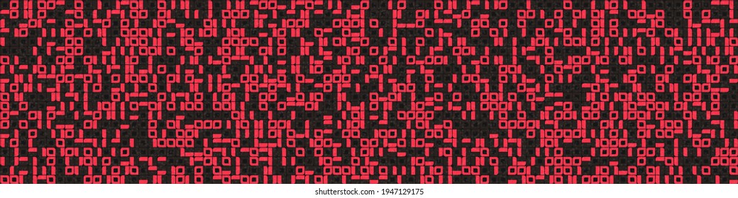 Abstract Geometric Pattern generative computational art illustration