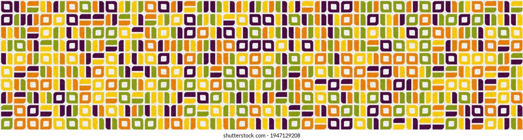 Abstract Geometric Pattern generative computational art illustration