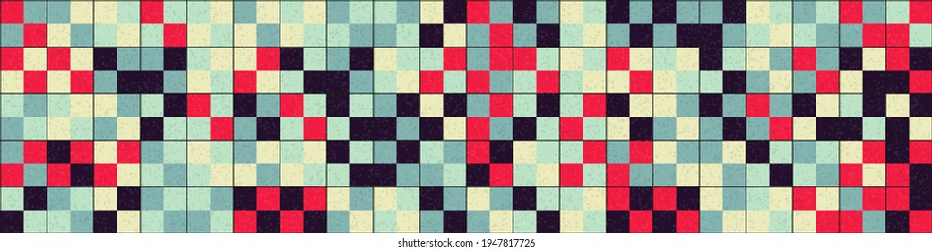 Abstract Geometric Pattern generative computational art illustration