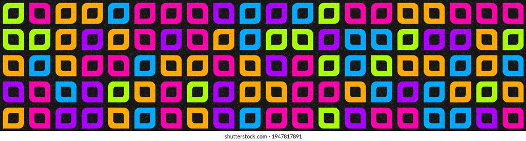 Abstract Geometric Pattern generative computational art illustration