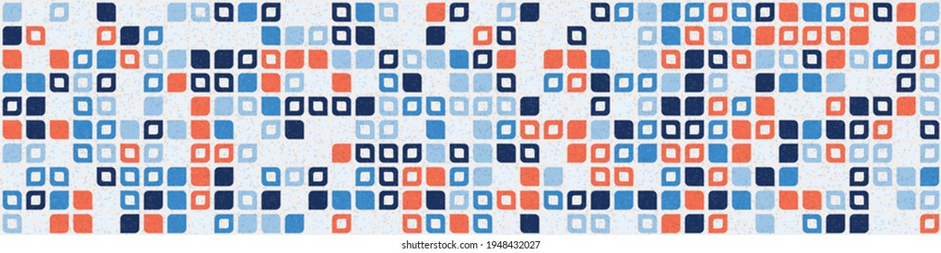 Abstract Geometric Pattern generative computational art illustration