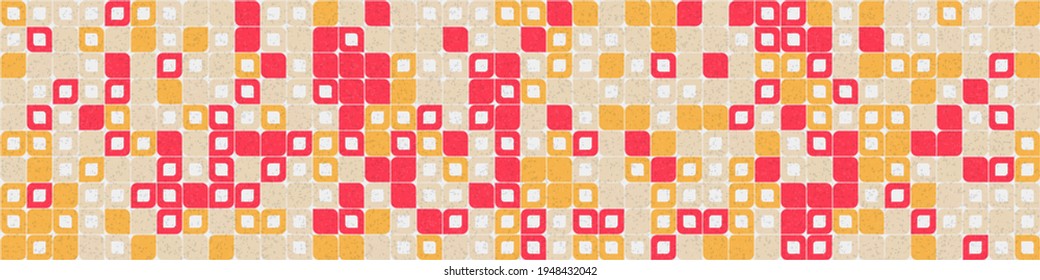 Abstract Geometric Pattern generative computational art illustration