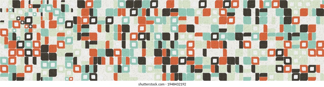Abstract Geometric Pattern generative computational art illustration