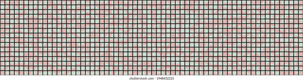 Abstract Geometric Pattern generative computational art illustration