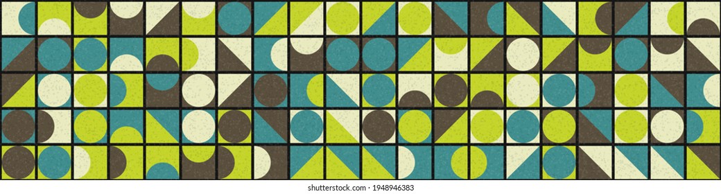 Abstrakte Geometrische Muster generative Computergrafik-Illustration