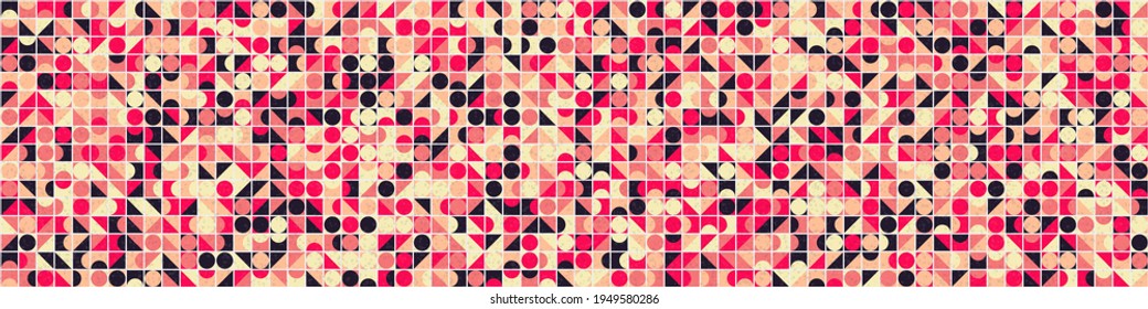 Abstract Geometric Pattern generative computational art illustration