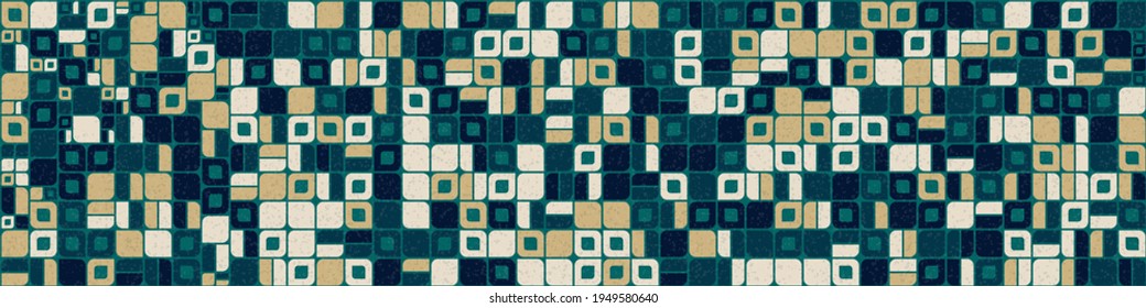 Abstract Geometric Pattern generative computational art illustration