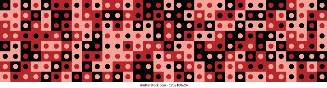 Abstract Geometric Pattern generative computational art illustration