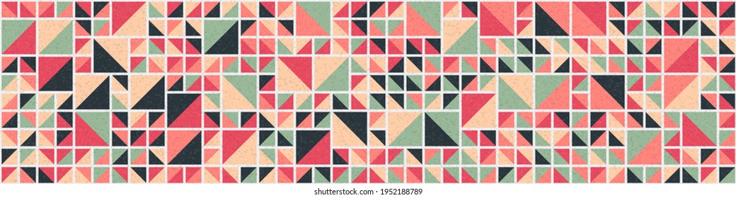 Abstract Geometric Pattern generative computational art illustration