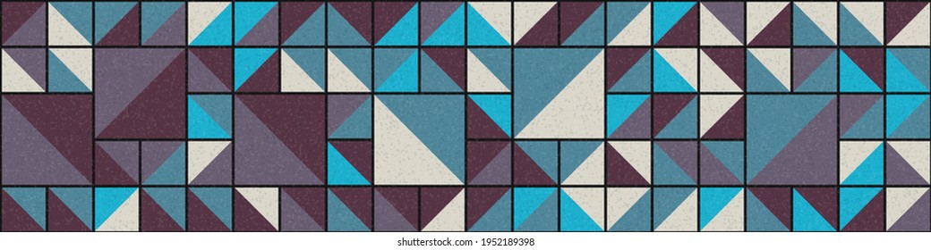 Abstract Geometric Pattern generative computational art illustration