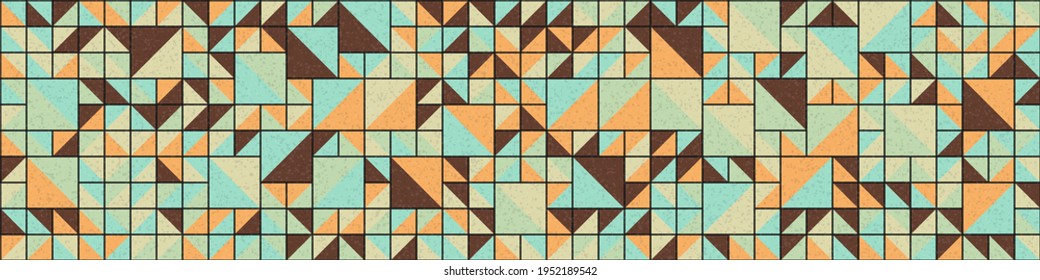 Abstract Geometric Pattern generative computational art illustration