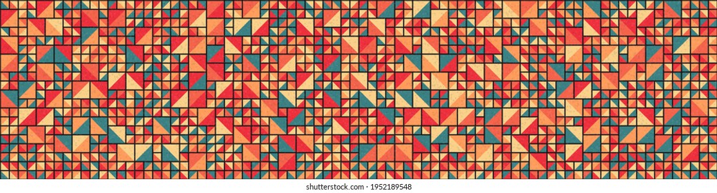 Abstract Geometric Pattern generative computational art illustration