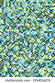 Abstract Geometric Pattern generative computational art illustration