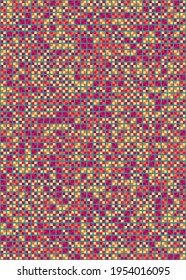 Abstract Geometric Pattern generative computational art illustration