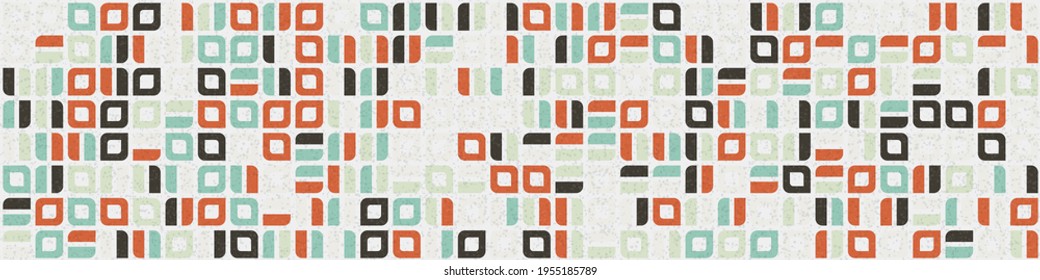 Abstract Geometric Pattern generative computational art illustration