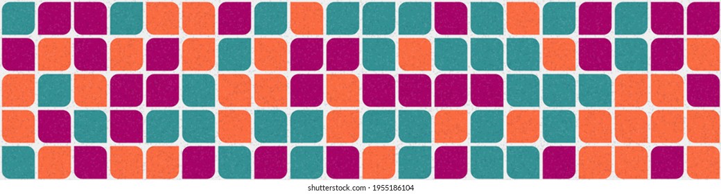 Abstract Geometric Pattern generative computational art illustration