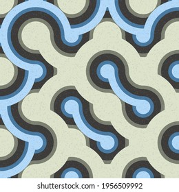 Abstract Geometric Pattern generative computational art illustration