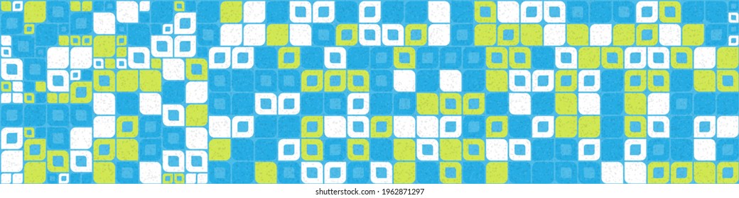 Abstract Geometric Pattern generative computational art illustration