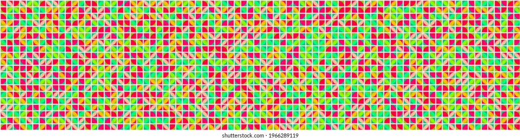 Abstract Geometric Pattern generative computational art illustration