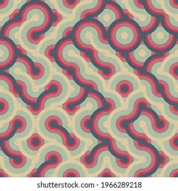 Abstract Geometric Pattern generative computational art illustration