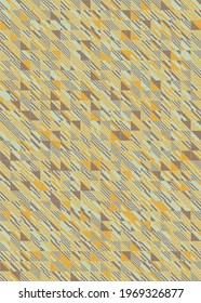 Abstract Geometric Pattern generative computational art illustration