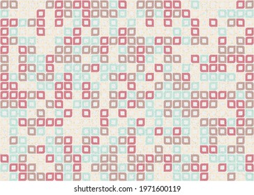 Abstract Geometric Pattern generative computational art illustration