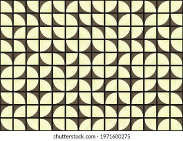 Abstract Geometric Pattern generative computational art illustration