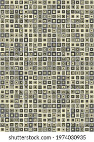 Abstract Geometric Pattern generative computational art illustration