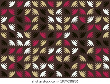 Abstract Geometric Pattern generative computational art illustration