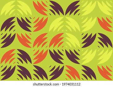 Abstract Geometric Pattern generative computational art illustration