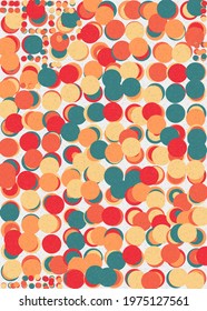 Abstract Geometric Pattern generative computational art illustration