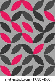 Abstract Geometric Pattern generative computational art illustration