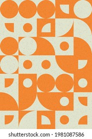 Abstract Geometric Pattern generative computational art illustration