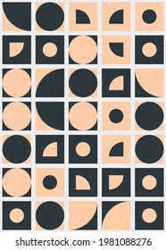 Abstract Geometric Pattern generative computational art illustration
