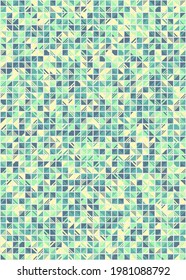 Abstract Geometric Pattern generative computational art illustration