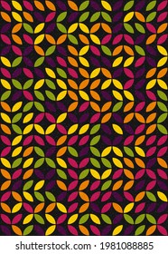 Abstract Geometric Pattern generative computational art illustration